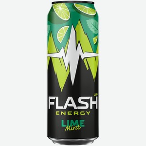 Напиток энергетический Flash Up Энергия (Energy) Мятный лайм 450 мл