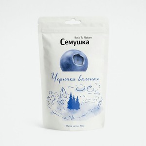 Черника Семушка вяленая, 50г