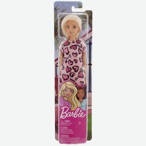 T7439 Кукла Barbie - Барби-модница, базовая коллекция (4 вида в ассортименте), материал: пластик, те