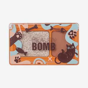 Палетка теней для век двойная Beauty Bomb Double Eyeshadow 03 3,4г