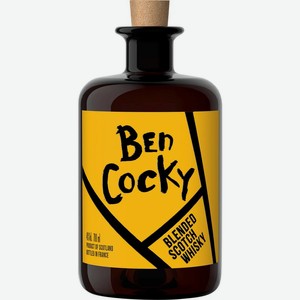 Виски Ben Cocky шотландский купажированный 40% 0.7л, 700 мл