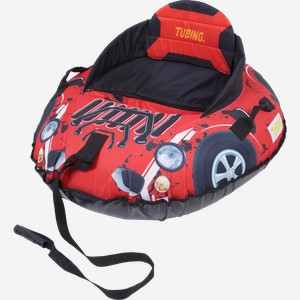 Санки надувные ACTIWELL Ватрушка со спинкой Машинка 100х85см до 120кг, Арт. MU240502014