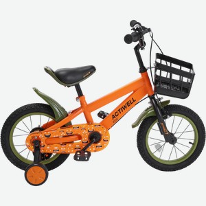 Велосипед детский ACTIWELL 14  стальная рама, в ассортименте, Арт. KID-ST14-B