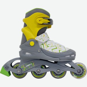 Коньки роликовые раздвижные ACTIWELL р. 30–33, со светящимся колесом, Арт. PW-117light