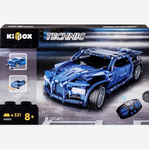 Конструктор KIBOX Машинка на радиоуправлении, 531 деталь, Арт. 54005