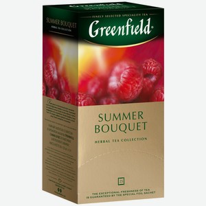 Чайный напиток Greenfield Летний букет (Summer Bouquet) травяной 25 шт. х 2 г