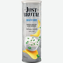 Чипсы Картофельные Джаст Брутал, 100 Г