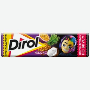 Жев.резинка Дирол Музыкальный Микс 13.6г