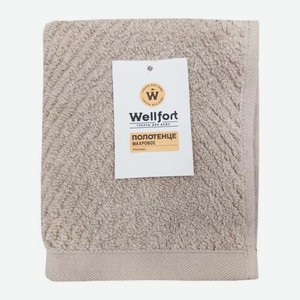 Махровое полотенце 30*50см Капучино Wellfort