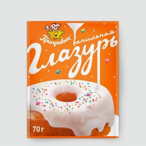 Глазурь «Приправыч» ванильная, 70 г