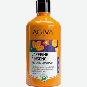 AGIVA BEAUTY Шампунь для волос Caffeine Ginseng Pro Care, 500 мл