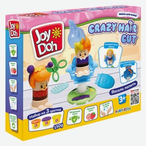 Масса для лепки Joy-Doh, набор CRAZY HAIR CUT - СУМАСШЕДШАЯ