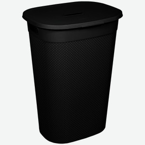 Корзина для белья ОСЛО 55л черный, шт