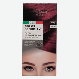 Краска для волос Mirada Milan Color security Рубин 7/6