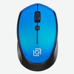 Мышь компьютерная Oklick 488MW беспроводная черно-синяя