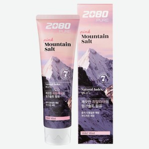 Зубная паста Dental Clinic 2080 Mountain Salt Mild Mint Розовая Гималайская Соль Корея, 125 г