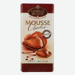 Шоколад Camille Bloch MOUSSE MILK молочный с шоколадным муссом, 100 г