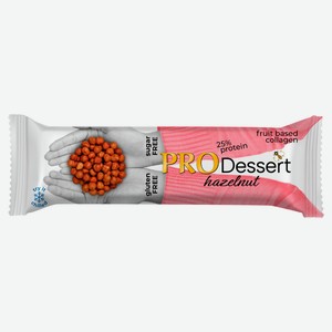 Батончик протеиновый PRO Desert Десерт Крем-брюле Фундук, 35 г