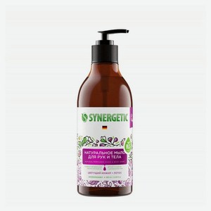 Мыло жидкое Synergetic Натуральное Цветущий инжир и лотос 380 мл