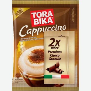 Напиток кофейный Torabika Cappuccino растворимый с шоколадной крошкой 25.5 г