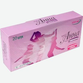 Тампоны Анна Люкс средний размер серия sport 20шт