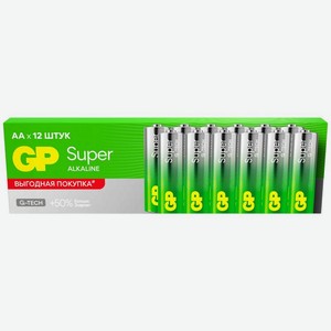 Батарейки GP Super Alkaline АА, 12шт