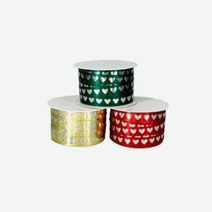 Набор лент Голография для упаковки подарков Арт и Дизайн в ассортименте, 4шт