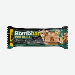 Батончик Bombbar Ореховый раф с хрустящим тестом, 45г