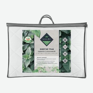 Одеяло с волокном крапивы с кантом, тик 100% п/э 140х205