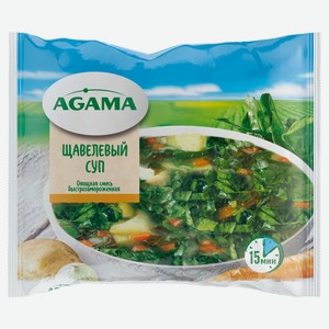 Овощная суповая смесь Щавелевый суп Agama картофель щавель морковь лук замороженная, 400 г