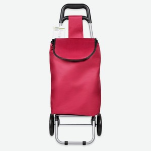 Сумка-тележка «Каждый день» бордовая, 95х34,5х28 см