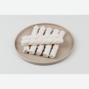 Зефир жевательный воздушный со вкусом клубники и банана, ВЕС, 1 кг