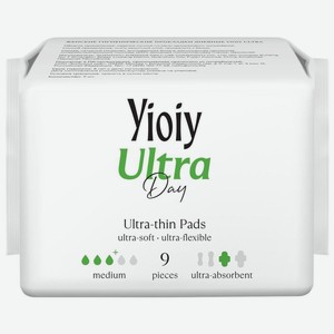 Прокладки Yioiy Ultra женские гигиенические дневные 9шт., 9 шт