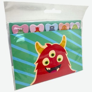 Блоки листов Монстр с клеевым краем 120 листов в ассортименте 1шт., 32 г