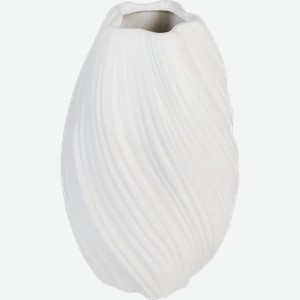 Ваза HOMECLUB 26х16,3х16,3см, керамика, кремовая, Арт. YC24013