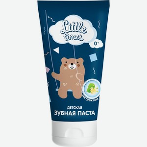 Зубная паста LITTLE TIMES Экстракт липы д/детей с рождения, Россия, 65 г