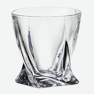Набор стаканов для виски Crystal Bohemia QUADRO 340 мл 2шт