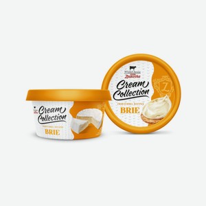 БЗМЖ Сыр плавленый Cream Collection Brie 35%, 125г
