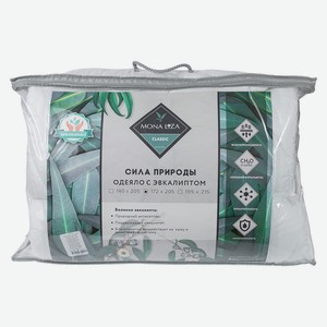 Одеяло с волокном Эвкалипта, тик 100% п/э 2 сп 172х205