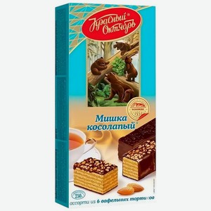 Торт Красный Октябрь Мишка косолапый 220г, 220 г
