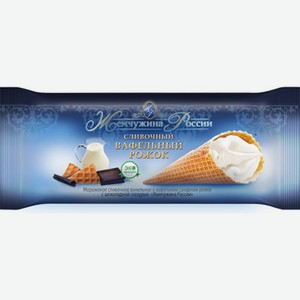 Мороженое Филевское Жемчужина России сливочное шоколадная глазурь 10% БЗМЖ 110г, 110 г