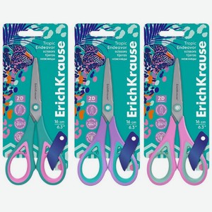 Ножницы Erichkrause в ассортименте 16см 1шт., 1 шт