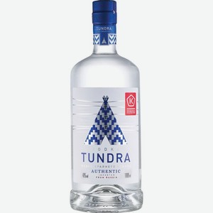 Водка Tundra Authentic 40% 1л, 1 л