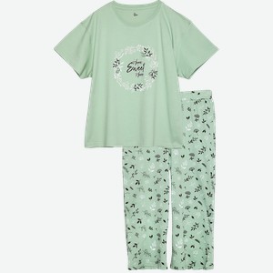 Пижама женская INWIN цвет мятный, Арт. AW25204-04