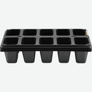 Кассета для рассады GIARDINO CLUB 28х13х6см на 10 ячеек, Арт. 64677, 5шт