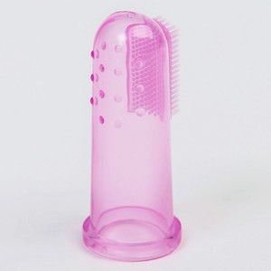 КРОШКА Я Детская зубная щетка, прорезыватель - массажер, силиконовая, на палец от 3 месяцев