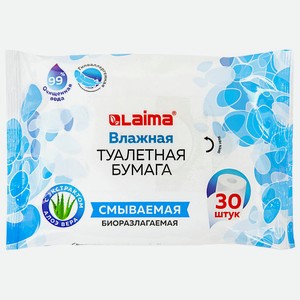 LAIMA Бумага туалетная влажная 1