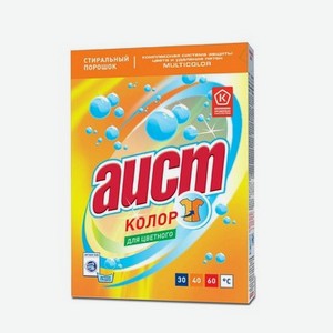 Порошок для стирки цветного белья Аист защита цвета универсальный   Колор   400г
