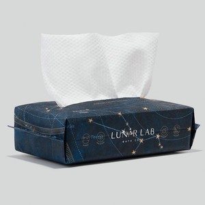 LUNAR LABORATORY Одноразовые хлопковые полотенца для лица и тела / 50 шт, 50 шт