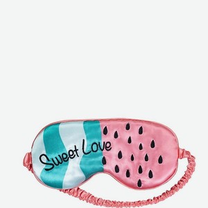 DOLCE MILK Маска для сна Арбуз, 1 шт, розовый